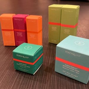 NWT 7 piece Peach & Lily sample set